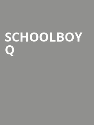 Schoolboy Q, Paramount Theatre, Brooklyn