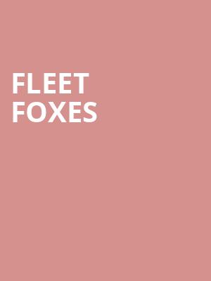 Fleet Foxes, West Side Tennis Club, Brooklyn