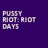 Pussy Riot Riot Days, Warsaw, Brooklyn